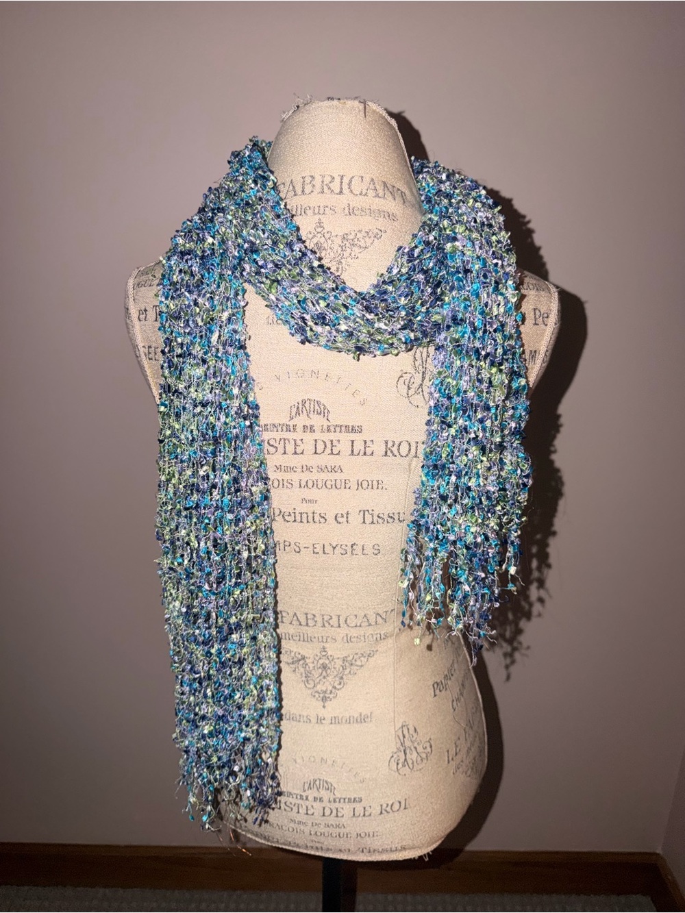 Wrap tie scarf